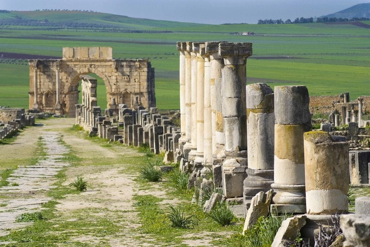 Morocco Imperial Cities tour - Volubilis archaeological site