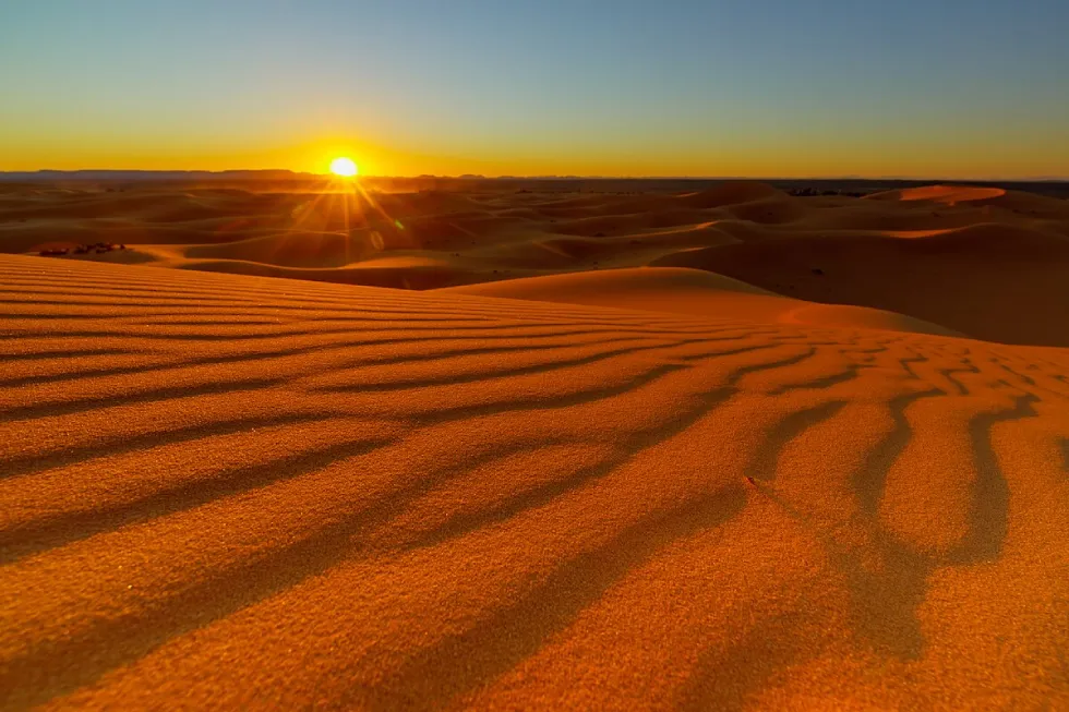 Camel Trekking at Sunset in Sahara Dunes - 16 Days Tour From Casablanca To Explore Morocco