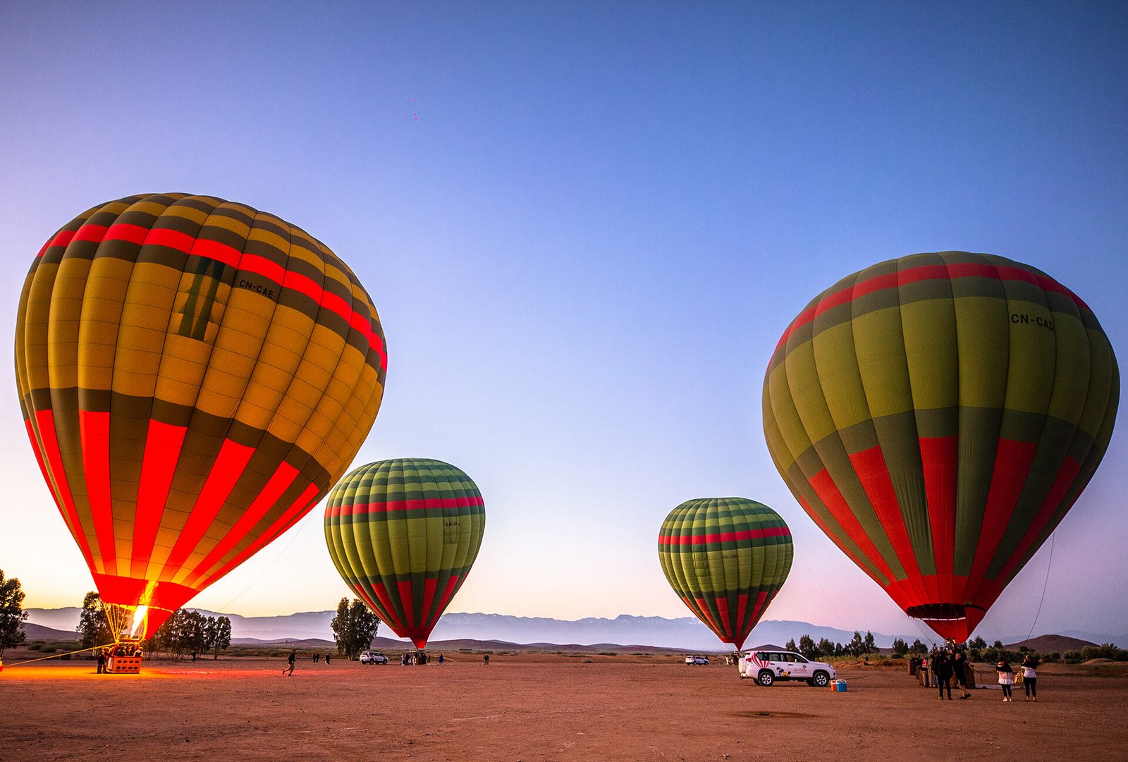 Hot Air Balloon in Marrakech - Sunrise flight over the Palmeraie