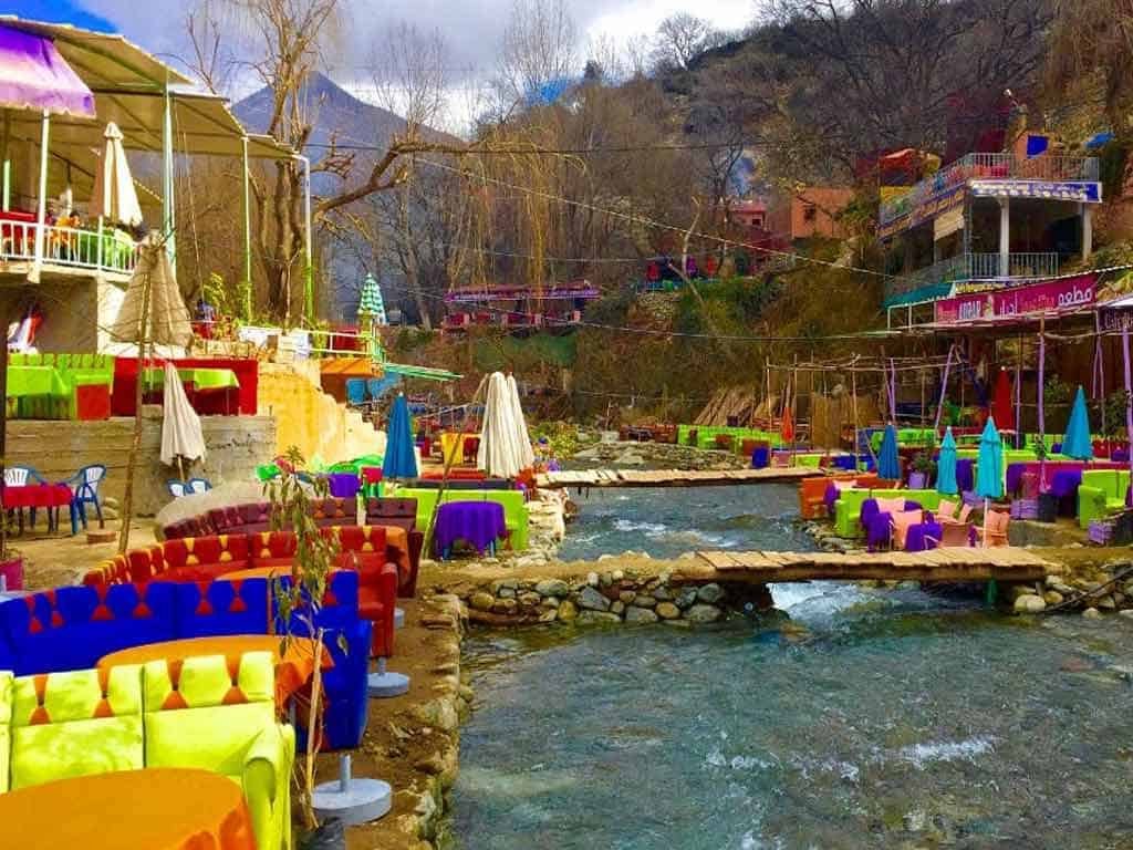Ourika Valley lunch - Traditional meal with mountain views